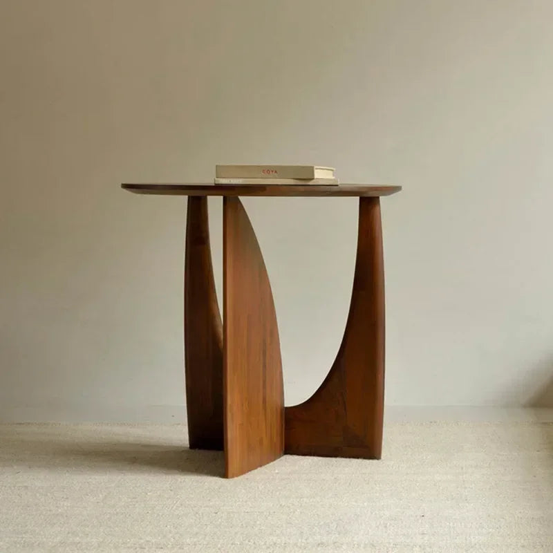 Round Coffee Table طاولة قهوة بتصميم ريترو